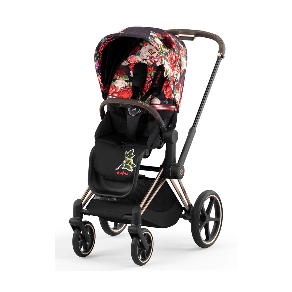 Набір текстилю для коляски Cybex Priam Spring Blossom Dark (521002817) - зображення 2