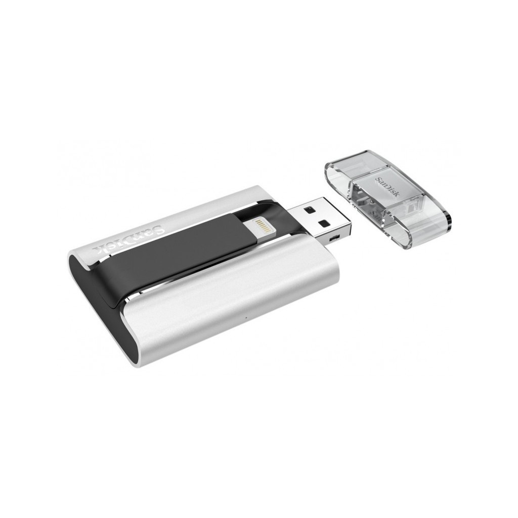USB флеш накопичувач SanDisk 128GB iXpand USB 2.0/Lightning (SDIX-128G-G57) - зображення 1