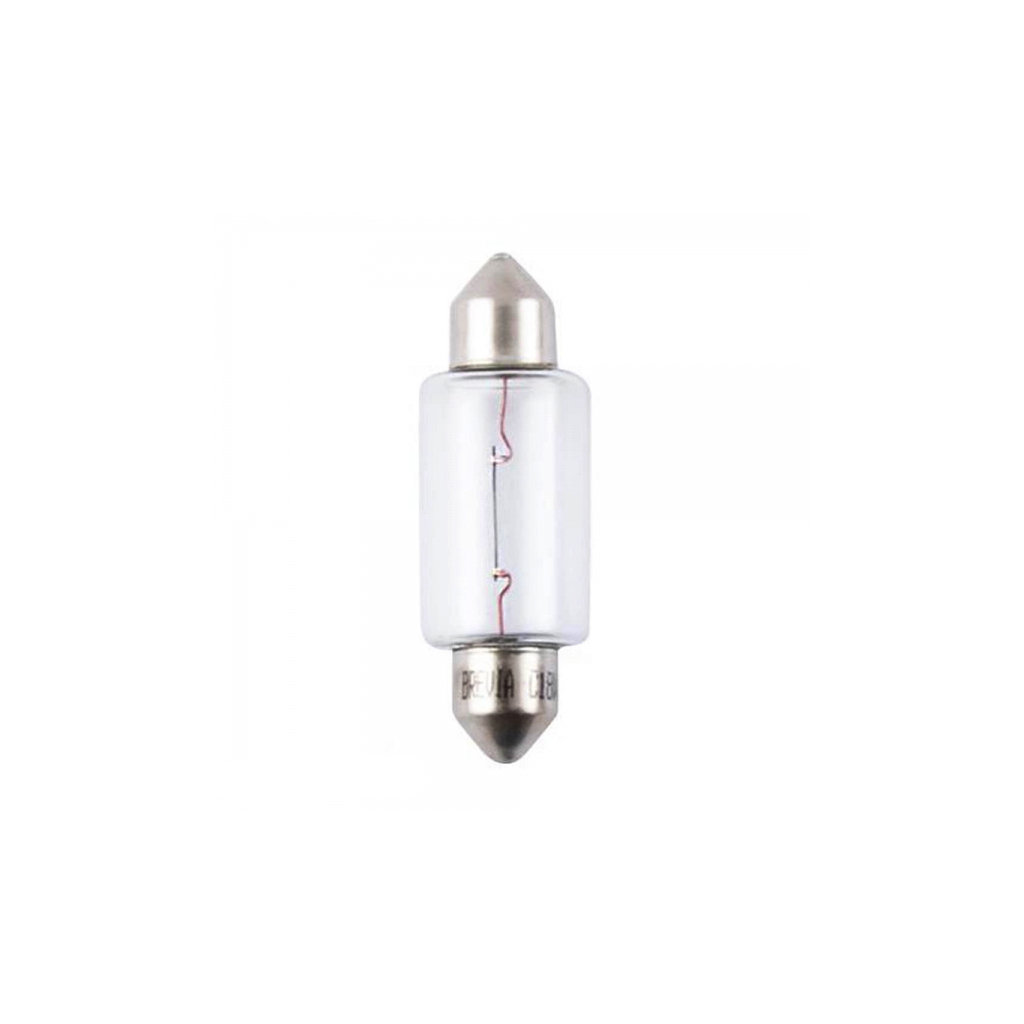 Автолампа Brevia C18W 12V 18W SV8.5 T15x44 CP (12318) - зображення 1