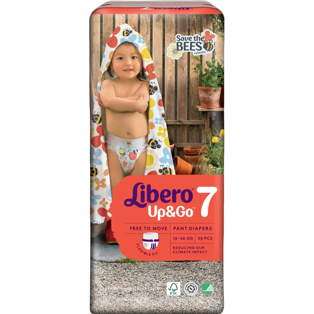 Підгузки Libero Up&Go Розмір 7 (16-26 кг) 30 шт (7322541743240) - зображення 2