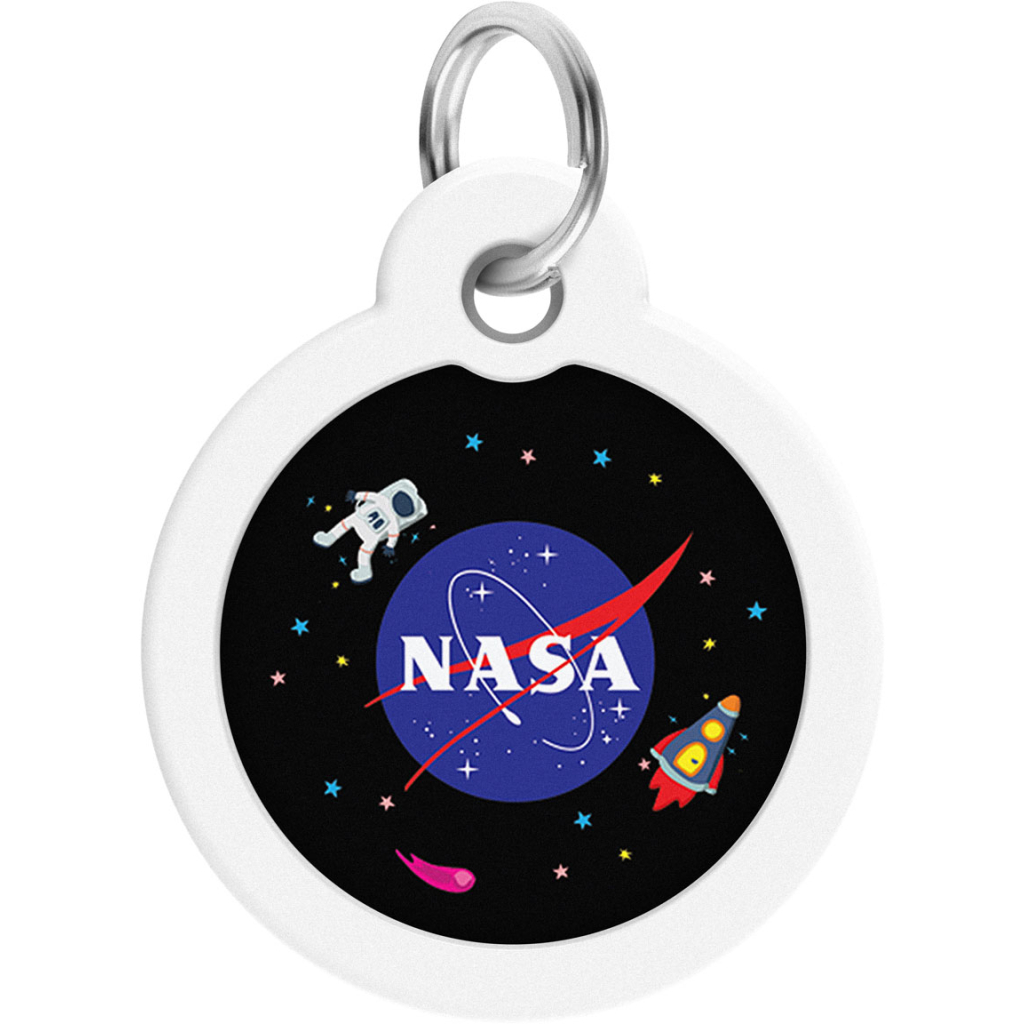 Адресник для тварин WAUDOG Smart ID з QR-паспортом "NASA", коло 30 мм (230-0147) - изображение 2