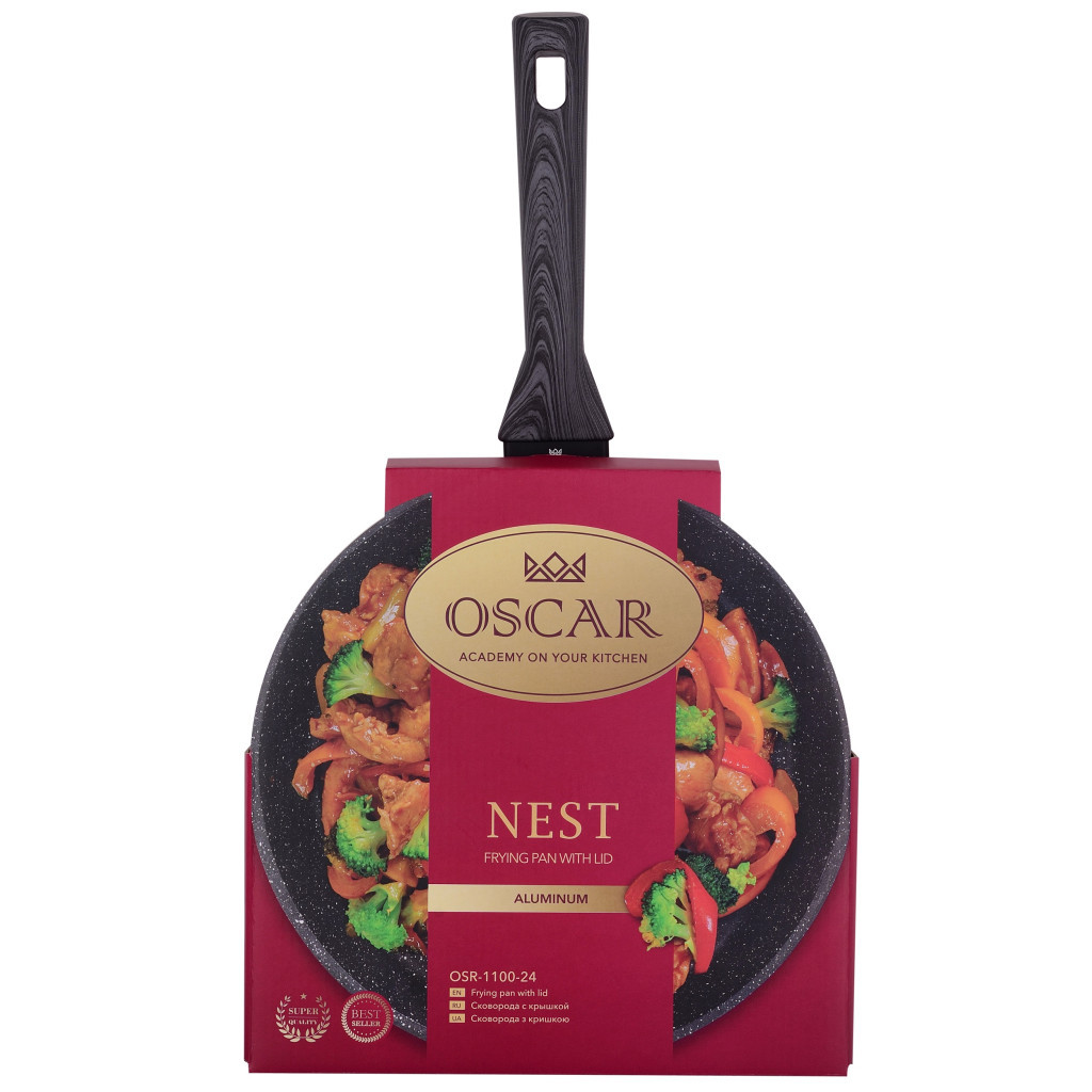 Сковорода Oscar Nest з кришкою 22 см (OSR-1100-22) - зображення 5