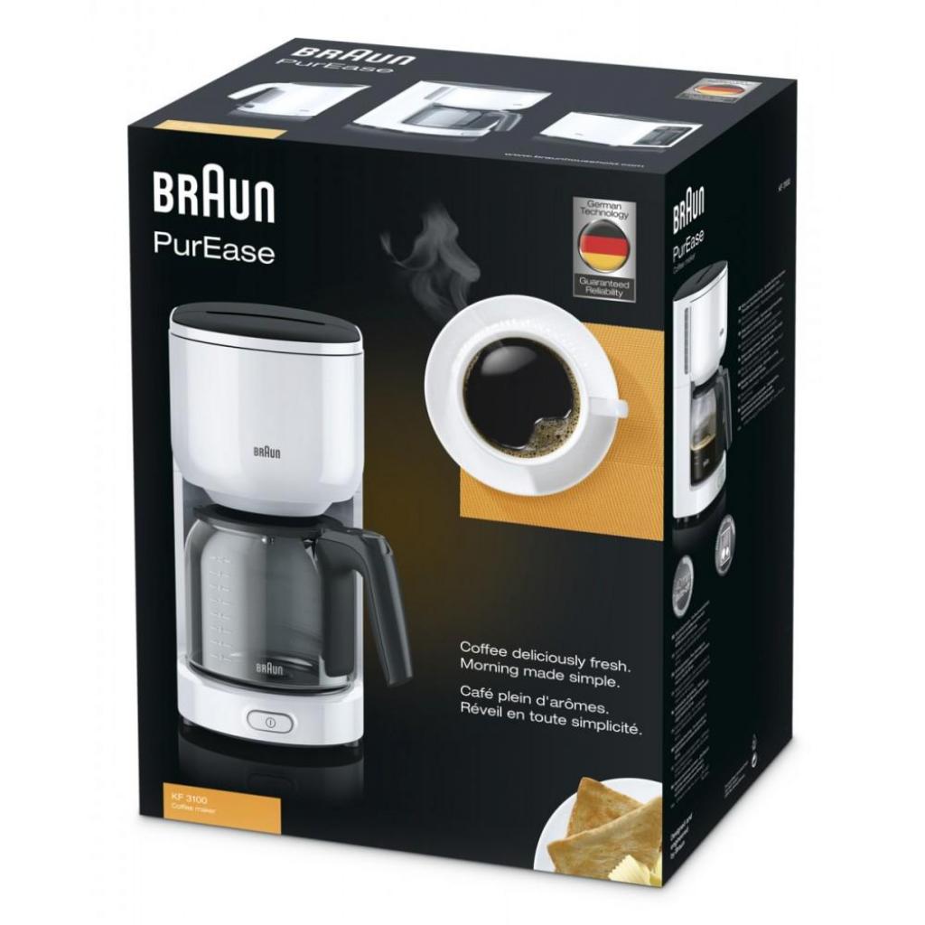 Крапельна кавоварка Braun KF 3120 WH (KF3120WH) - зображення 4