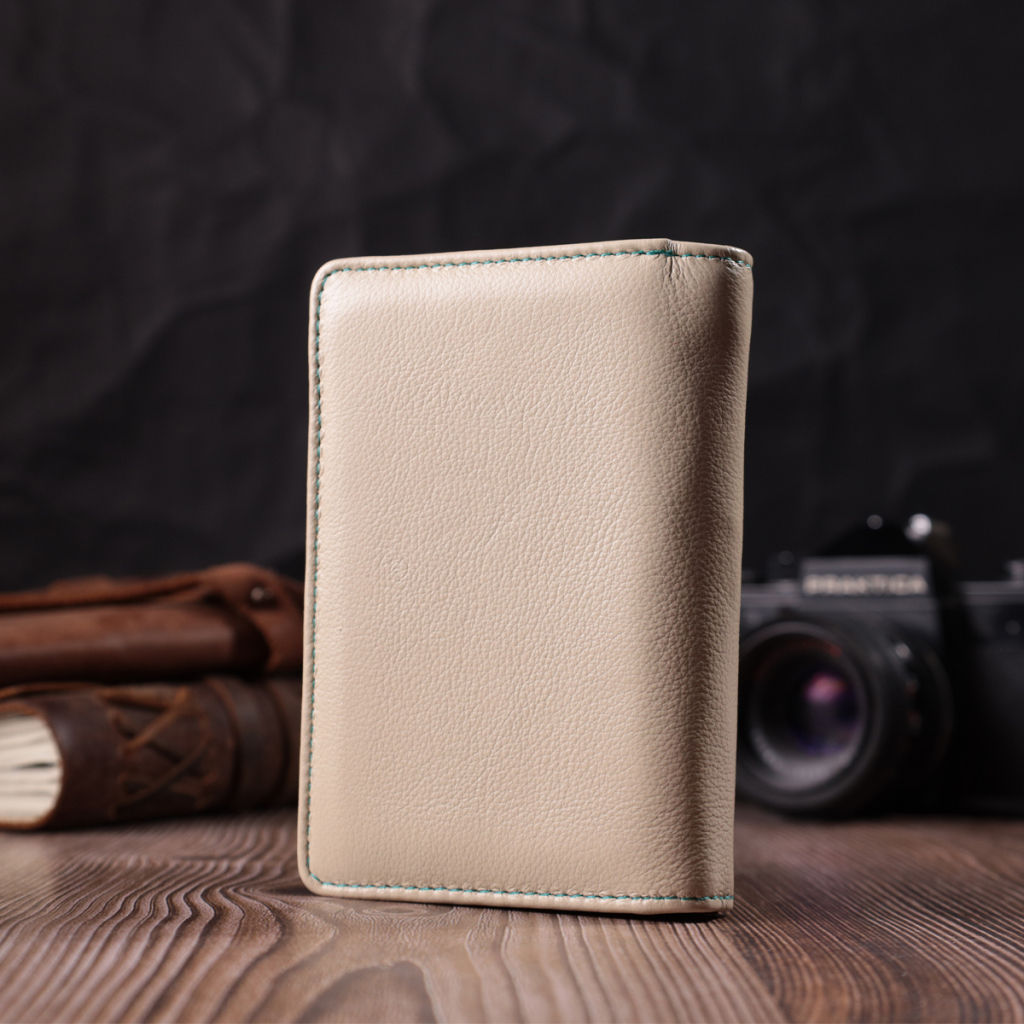 Гаманець ST Leather З натуральної шкіри Білий (22500) - зображення 9