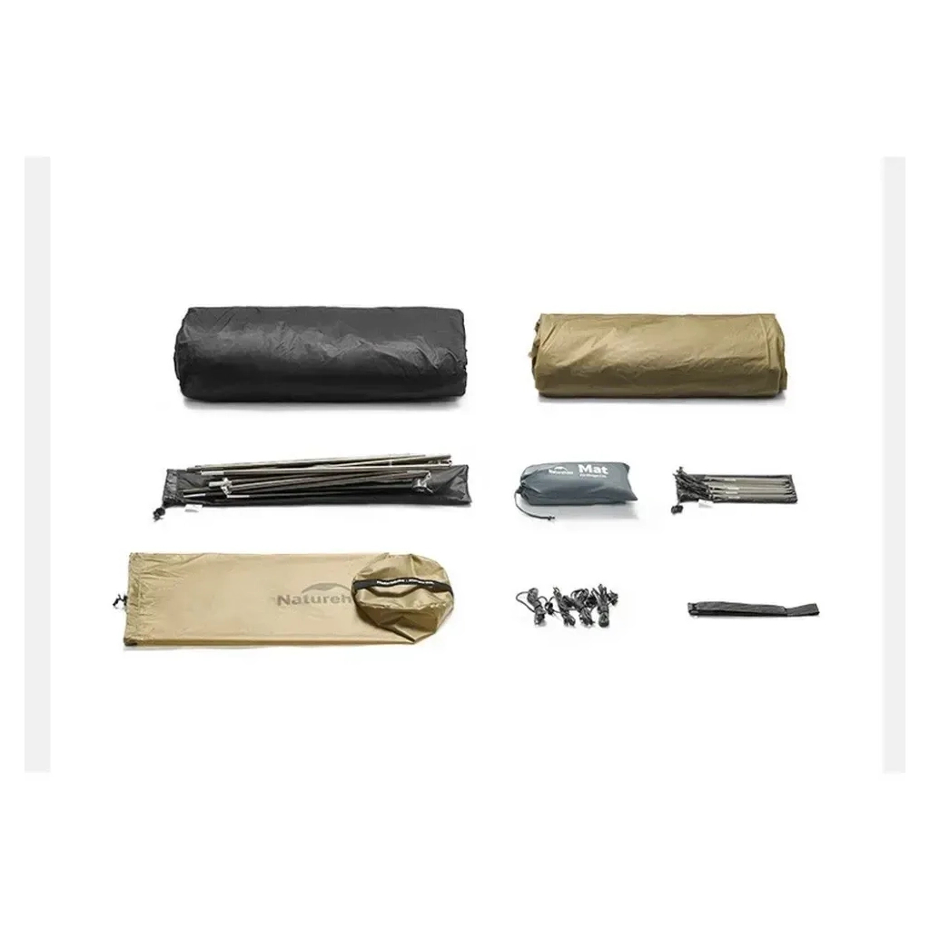 Намет Naturehike одномісний ультралегкий Mongar UL CNK2550WS016, коричневий (6927595770368) - зображення 10