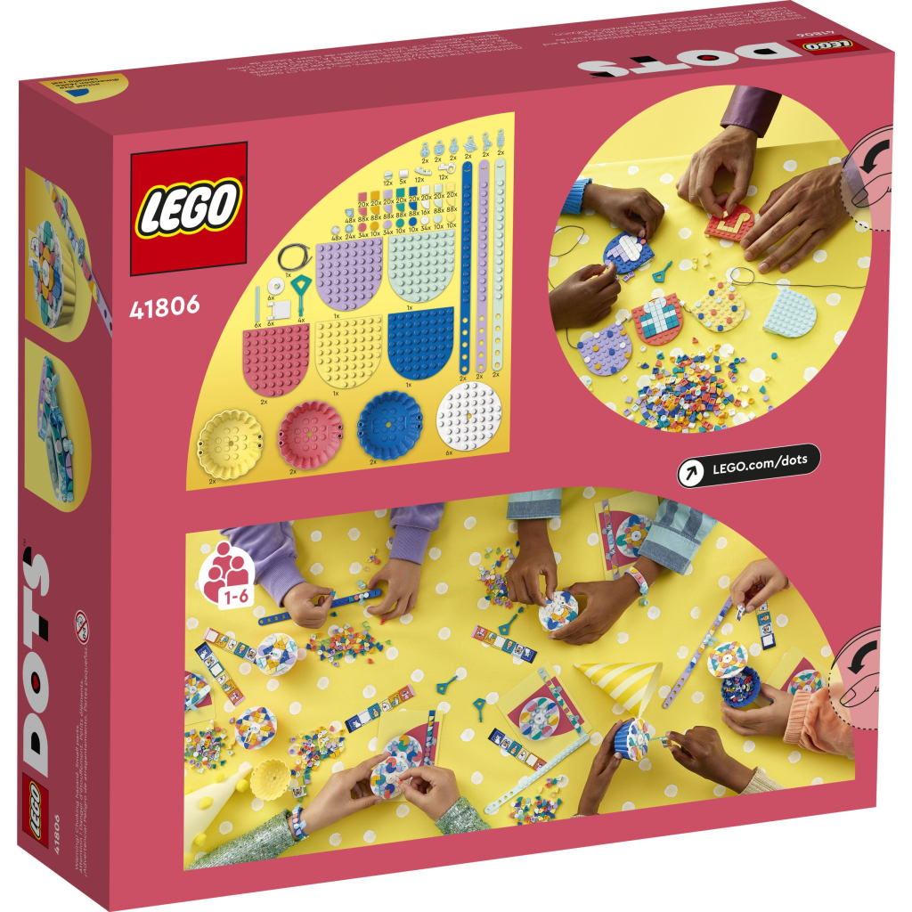 Конструктор LEGO DOTS Набір для супервечірки 1154 деталей (41806) - зображення 6