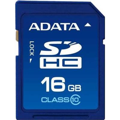 Карта пам'яті ADATA 16GB SDHC class 10 (ASDH16GCL10-R) - зображення 1