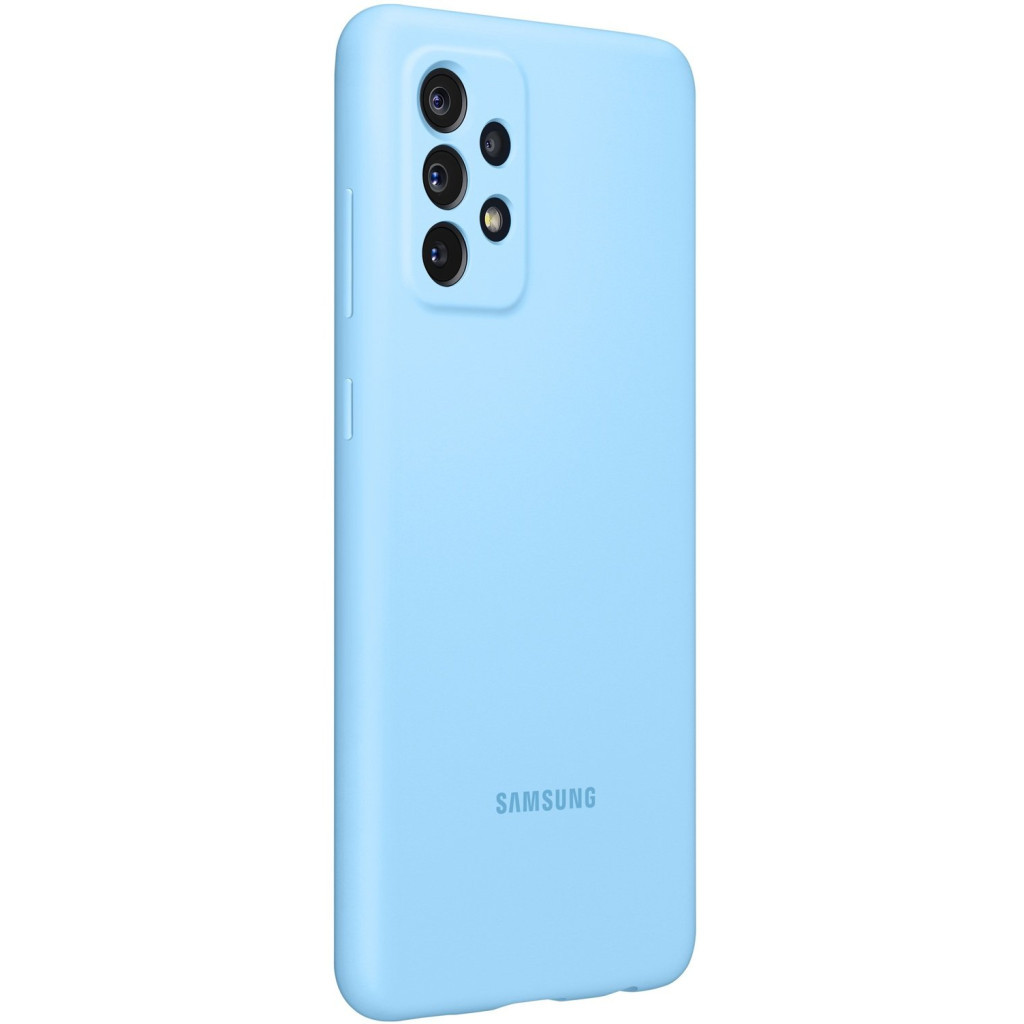 Чохол до мобільного телефона Samsung Galaxy A72/A725 Silicone Cover Blue (EF-PA725TLEGRU) - зображення 6