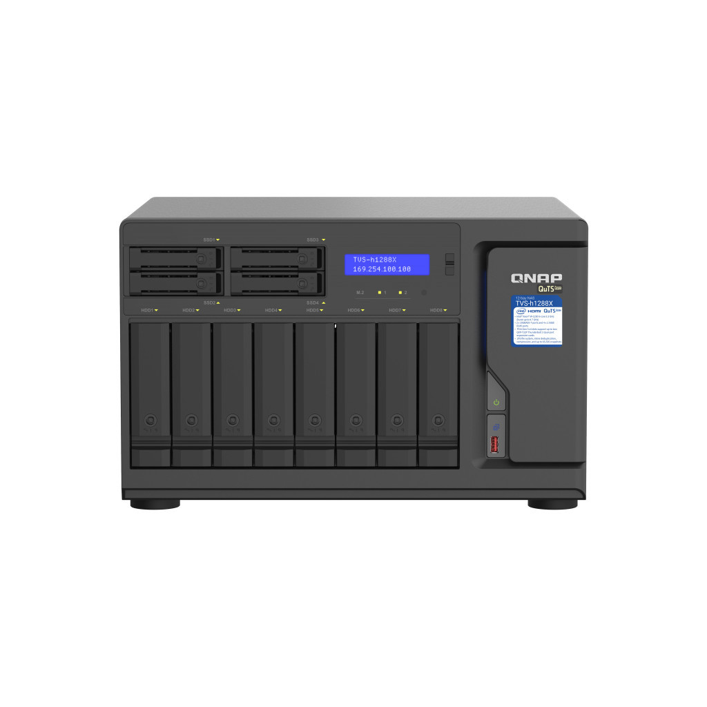NAS QNap TVS-h1288X-W1250-16G - зображення 1