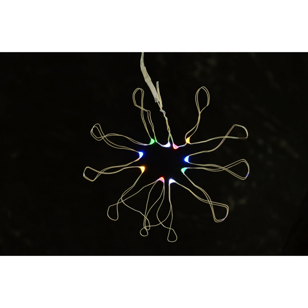 Гірлянда YES! Fun LED 10 ламп, RGB 1,1 м (801107) - зображення 1