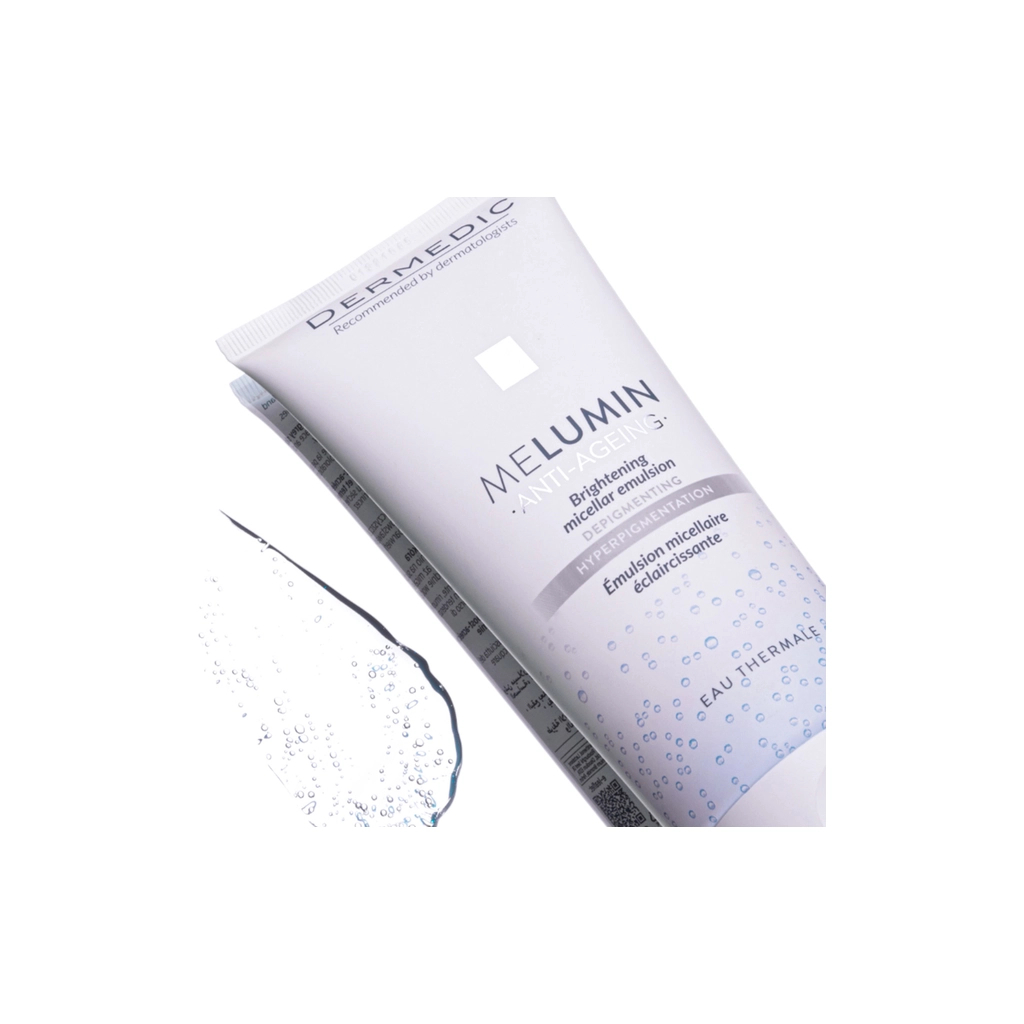 Емульсія для обличчя Dermedic Melumin Depigmenting Міцелярна Освітлювальна 200 мл (5901643175122) - изображение 3