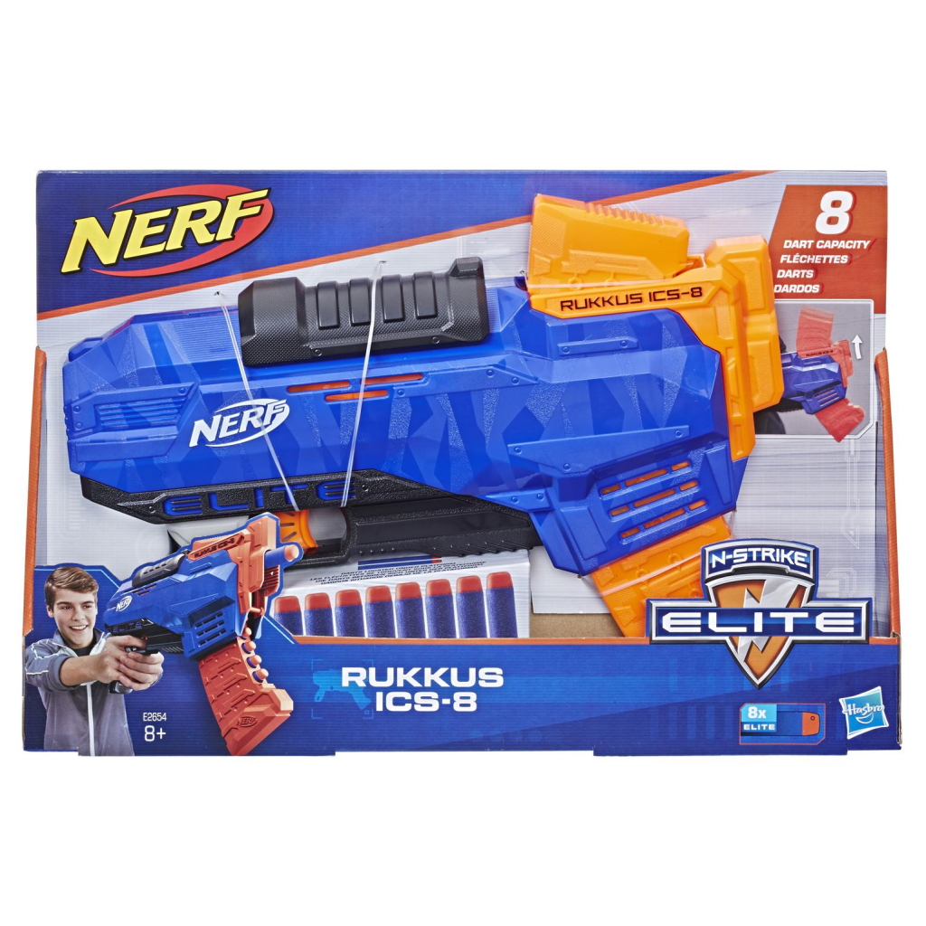 Іграшкова зброя Hasbro Nerf Elite Rukkus ICS-8 (E2654) - зображення 2