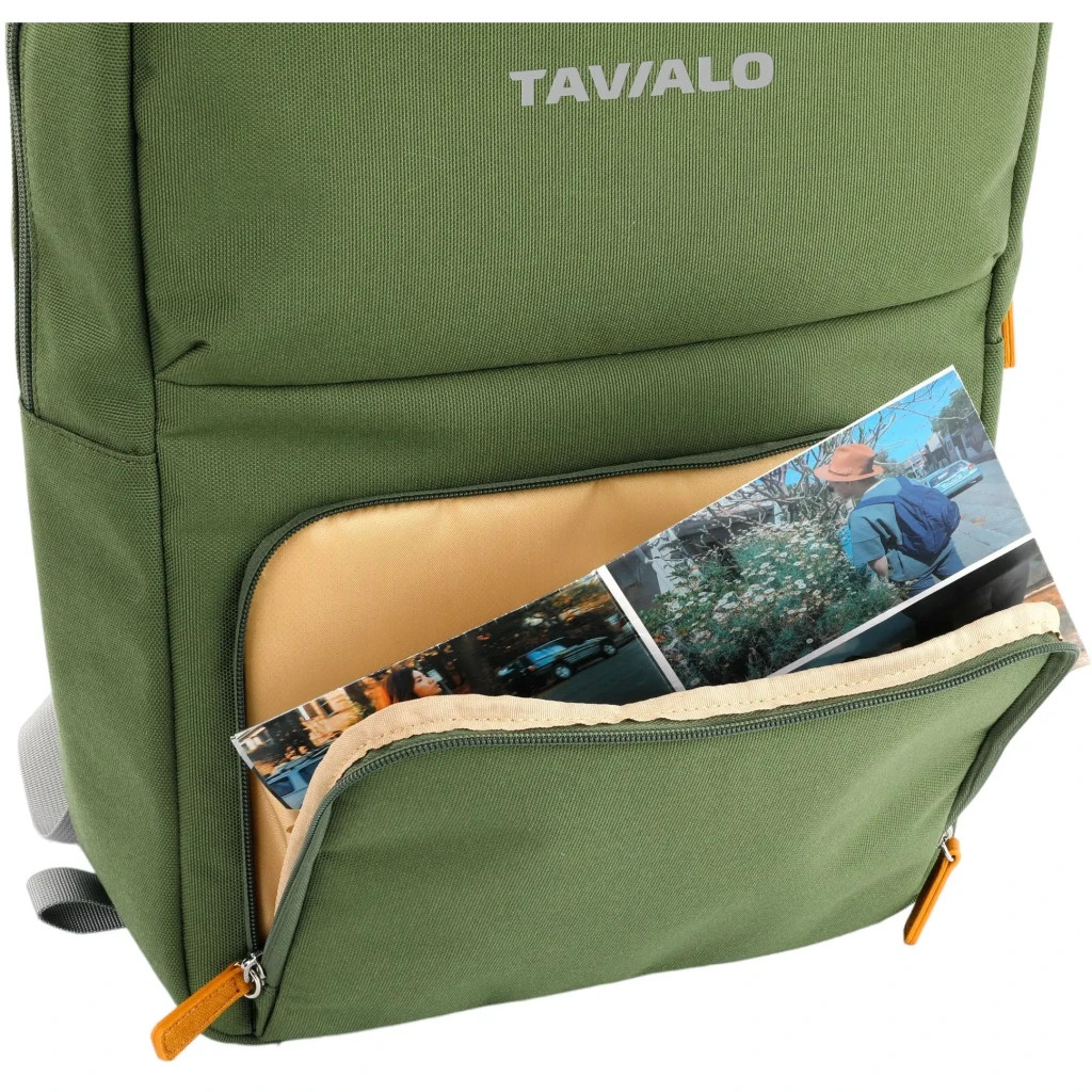 Рюкзак для ноутбука Tavialo 15.6" CityLife TC14 green, 14л (TC14-124GN) - зображення 5