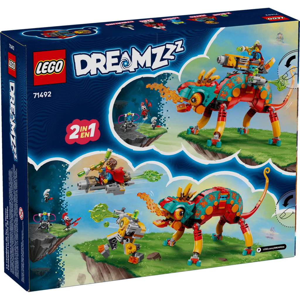 Конструктор LEGO DREAMZzz Вогняний хамелеон Матео (71492) - зображення 6