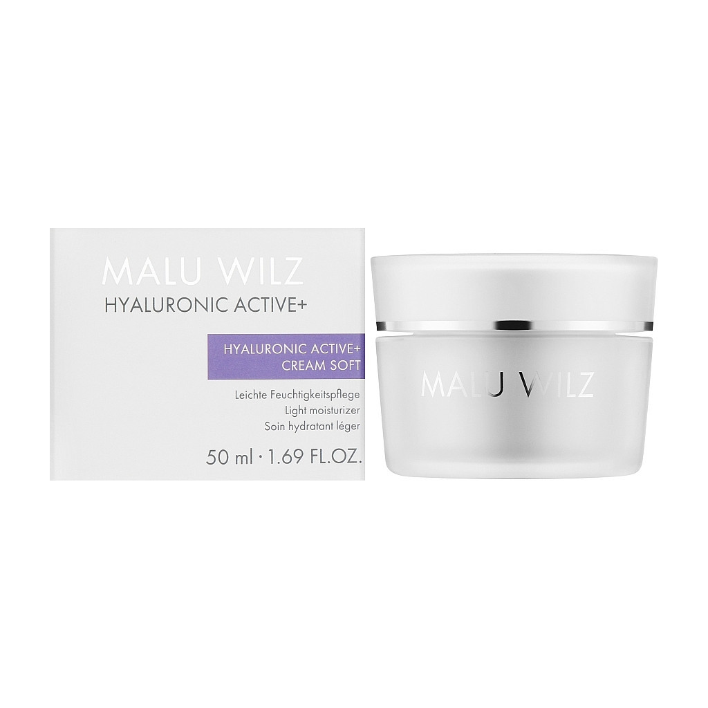 Крем для обличчя Malu Wilz Hyaluronic Active+ Cream Soft Зволожувальний 50 мл (4060425000166) - зображення 2