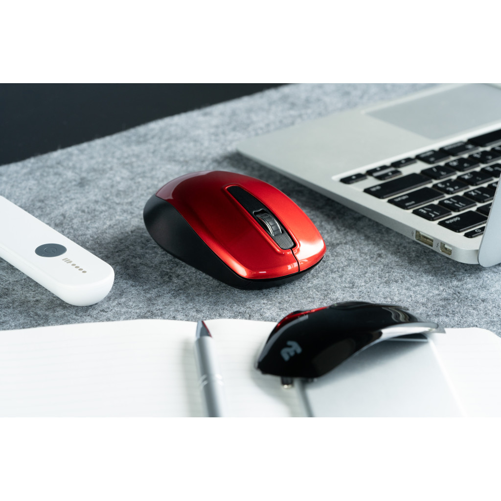 Мишка 2E MF2020 Wireless Black-Red (2E-MF2020WB) - зображення 11