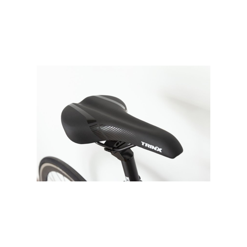 Велосипед Trinx Tempo 1.0 700C 54 см Grey-Blue-White (Tempo1.0(54)GBW) - зображення 4