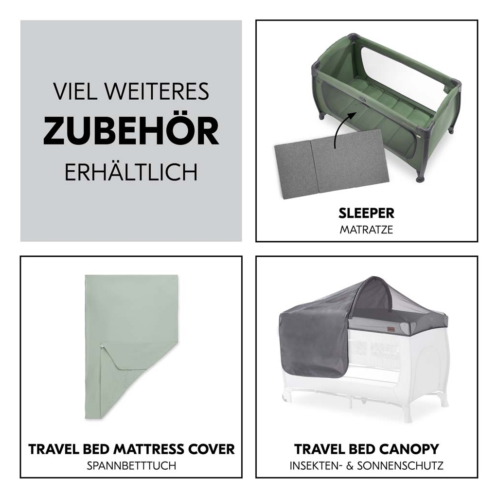 Дитячий манеж Hauck Play N Relax Dark Green (60015-3) - зображення 7