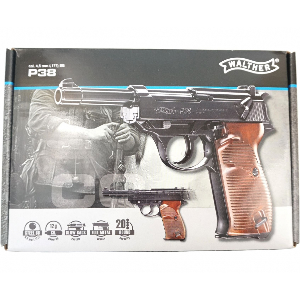 Пневматичний пістолет Umarex Walther CP38 Blowback (5.8089) - зображення 8