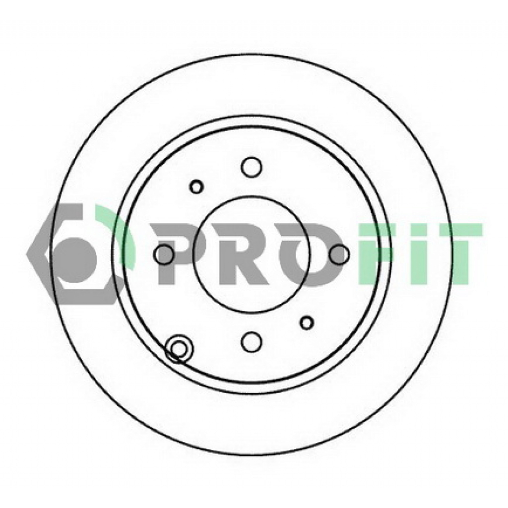 Гальмівний диск Profit 5010-1448 - зображення 1