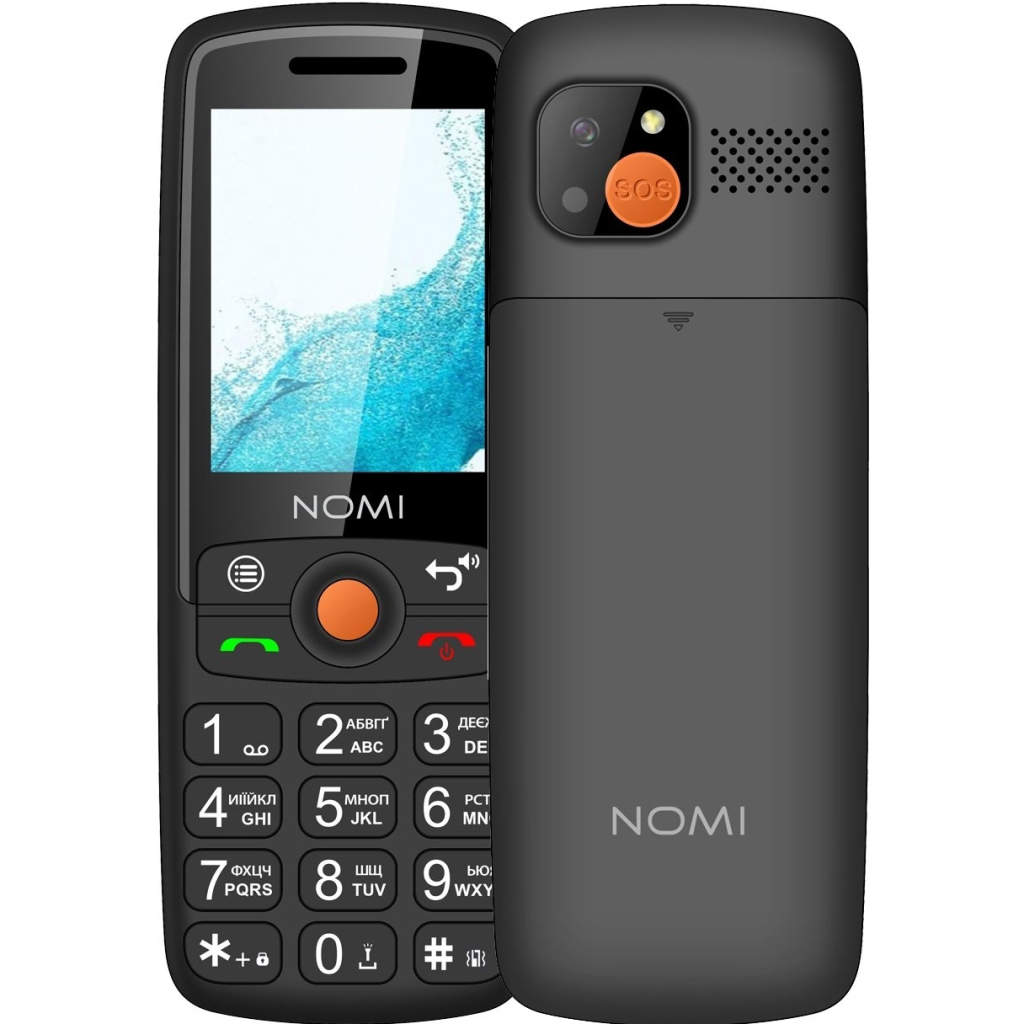 Мобільний телефон Nomi i2440 Black - зображення 1