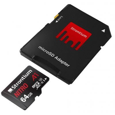 Карта пам'яті Strontium Flash 64GB microSDXC class 10 UHS-1 U3 (SRN64GTFU3A1A) - зображення 2