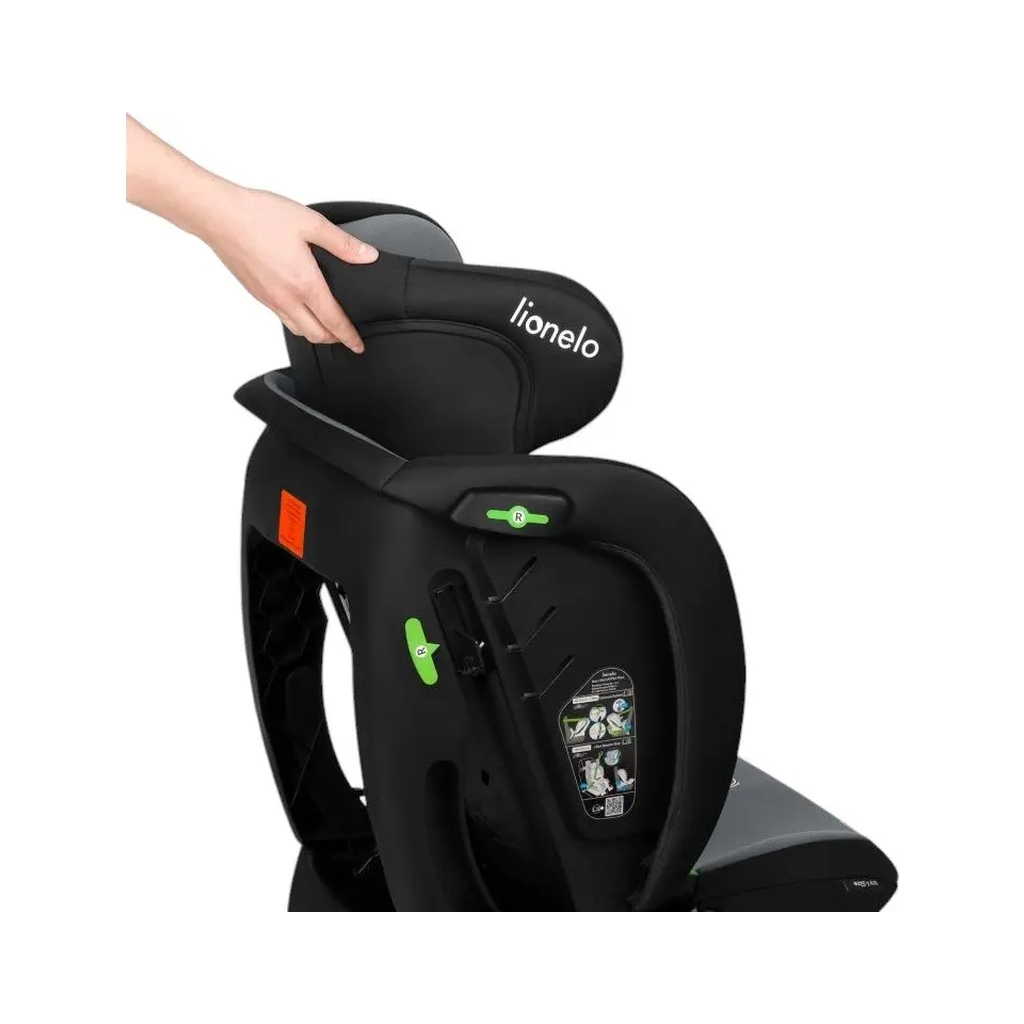 Автокрісло Lionelo Izzy I-Size Black Grey (LO-IZZY I-SIZE BLACK GREY) - зображення 10