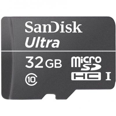 Карта пам'яті SanDisk 32GB microSDHC Class 10 UHS-I (SDSDQL-032G-G35) - зображення 1