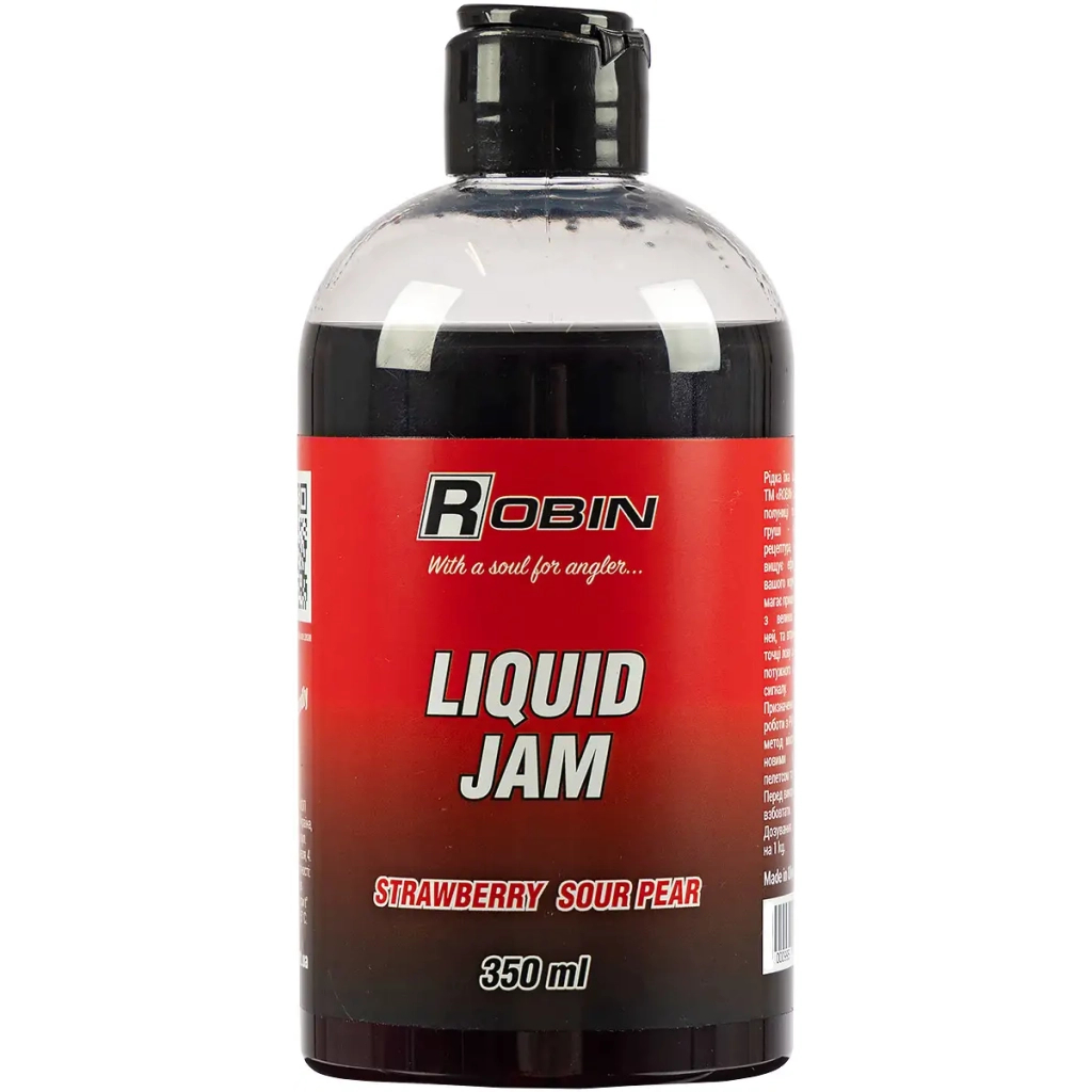 Ліквід Robin джем полуниця-кисла груша 350мл (494.00.98) - зображення 1
