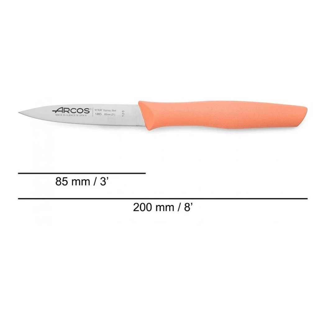 Кухонний ніж Arcos Nova для чищення 85 мм Кораловий (188578) - зображення 2