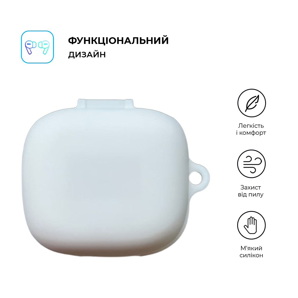 Чохол для навушників Armorstandart Hang Case для OPPO Enco X3i White (ARM80045) - зображення 2