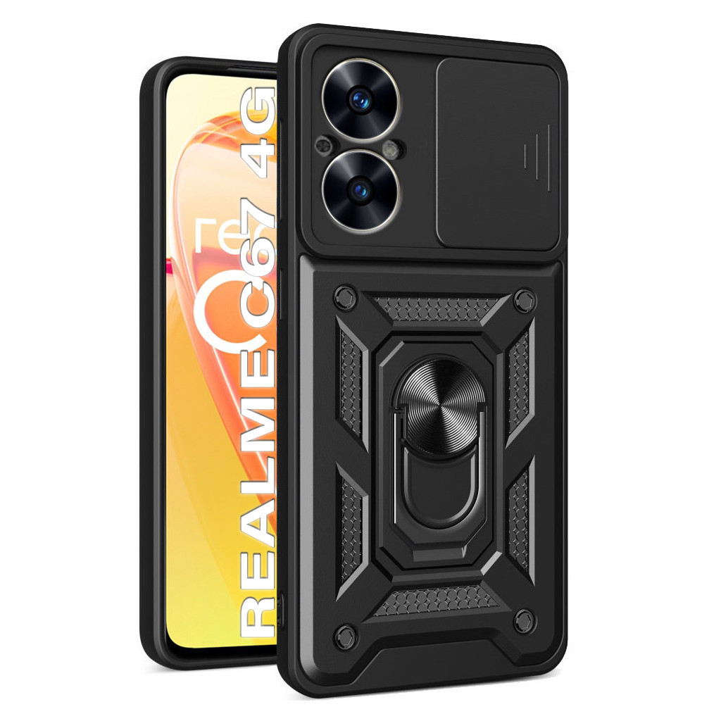 Чохол до мобільного телефона BeCover Military Realme C67 4G Black (710707) - зображення 1
