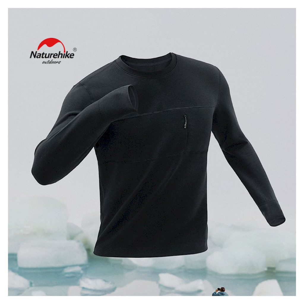 Термокофта Naturehike NH22NY009 чорний XXL (6927595705360) - зображення 2