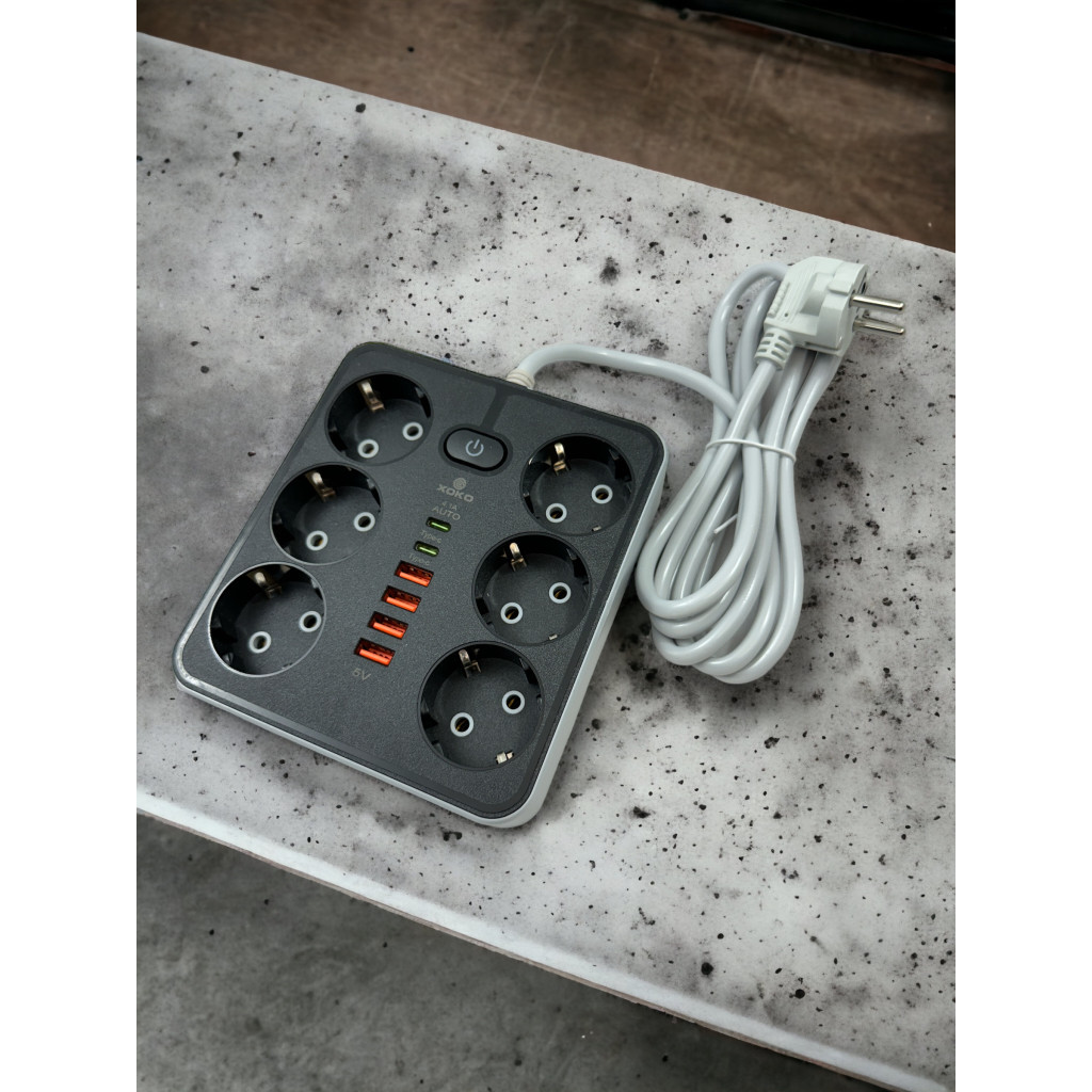 Мережевий фільтр живлення XoKo XK-SP-6-4-2-BK - зображення 4