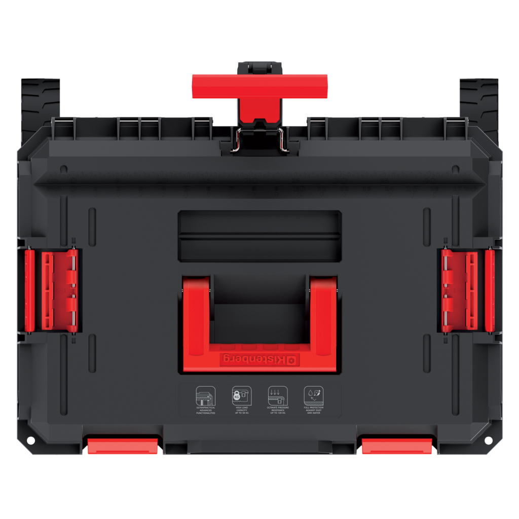 Ящик для інструментів Kistenberg на колесах, 21", 546*380*400 + ручка, X Block PRO, KXB604045 (KXB604045) - зображення 4