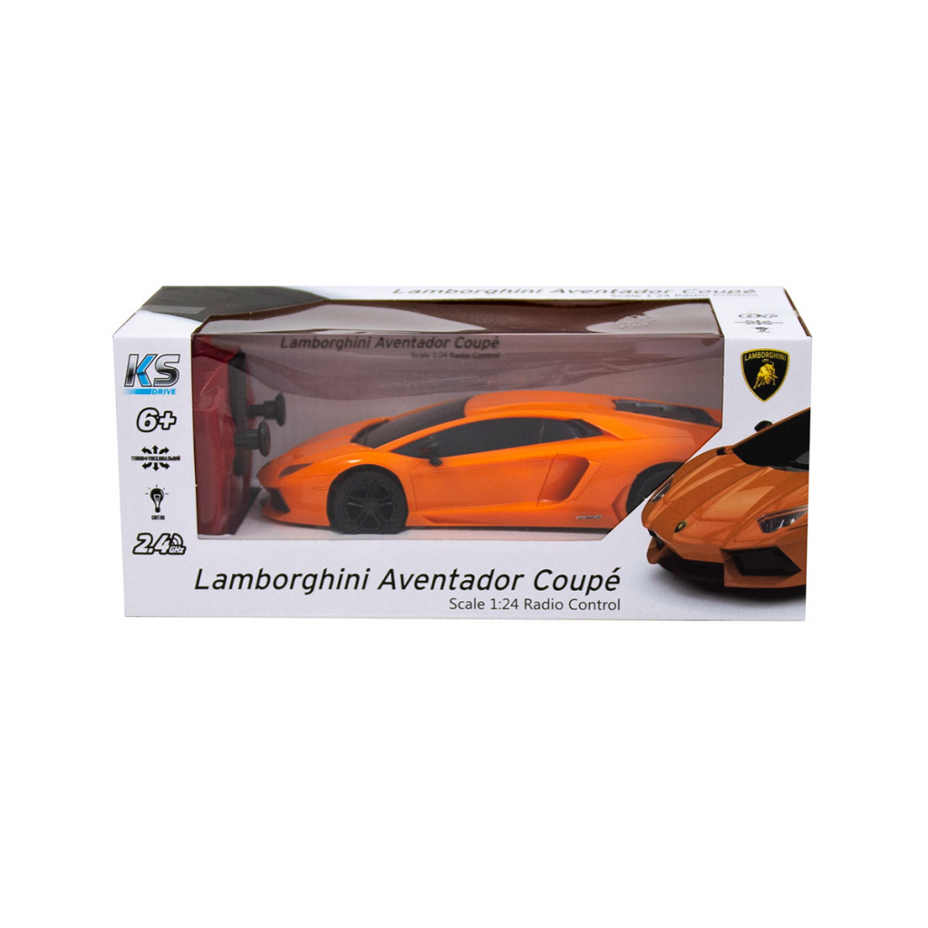 Радіокерована іграшка KS Drive Lamborghini Aventador LP 700-4 (1:24, 2.4Ghz, оранжевий) (124GLBO) - зображення 9