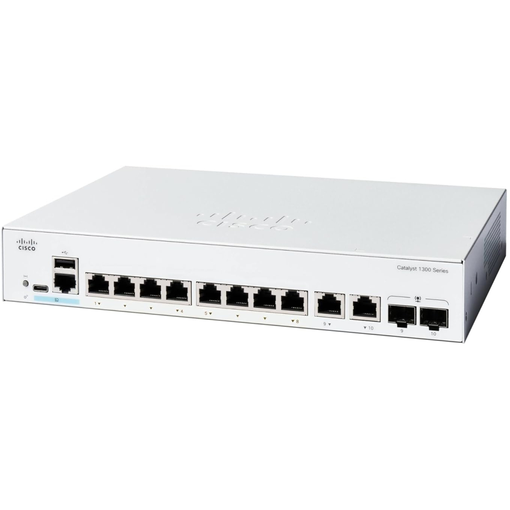 Комутатор мережевий Cisco C1300-8T-E-2G - зображення 1