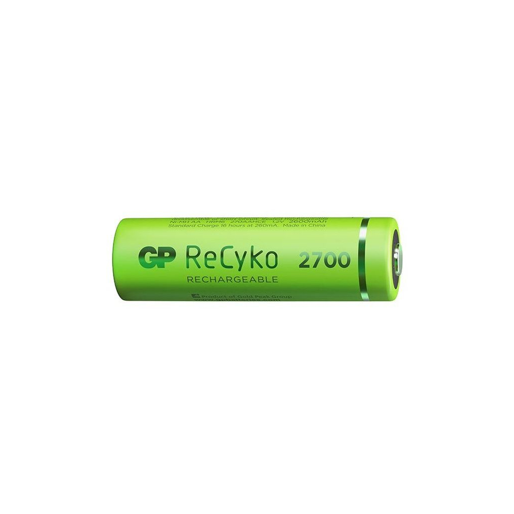 Акумулятор Gp AA R6 ReCyko battery 2600mAh AA (2700Series, 2 battery pack) (270ААHCE-EB2(Recyko) / 4891199186370) - зображення 2
