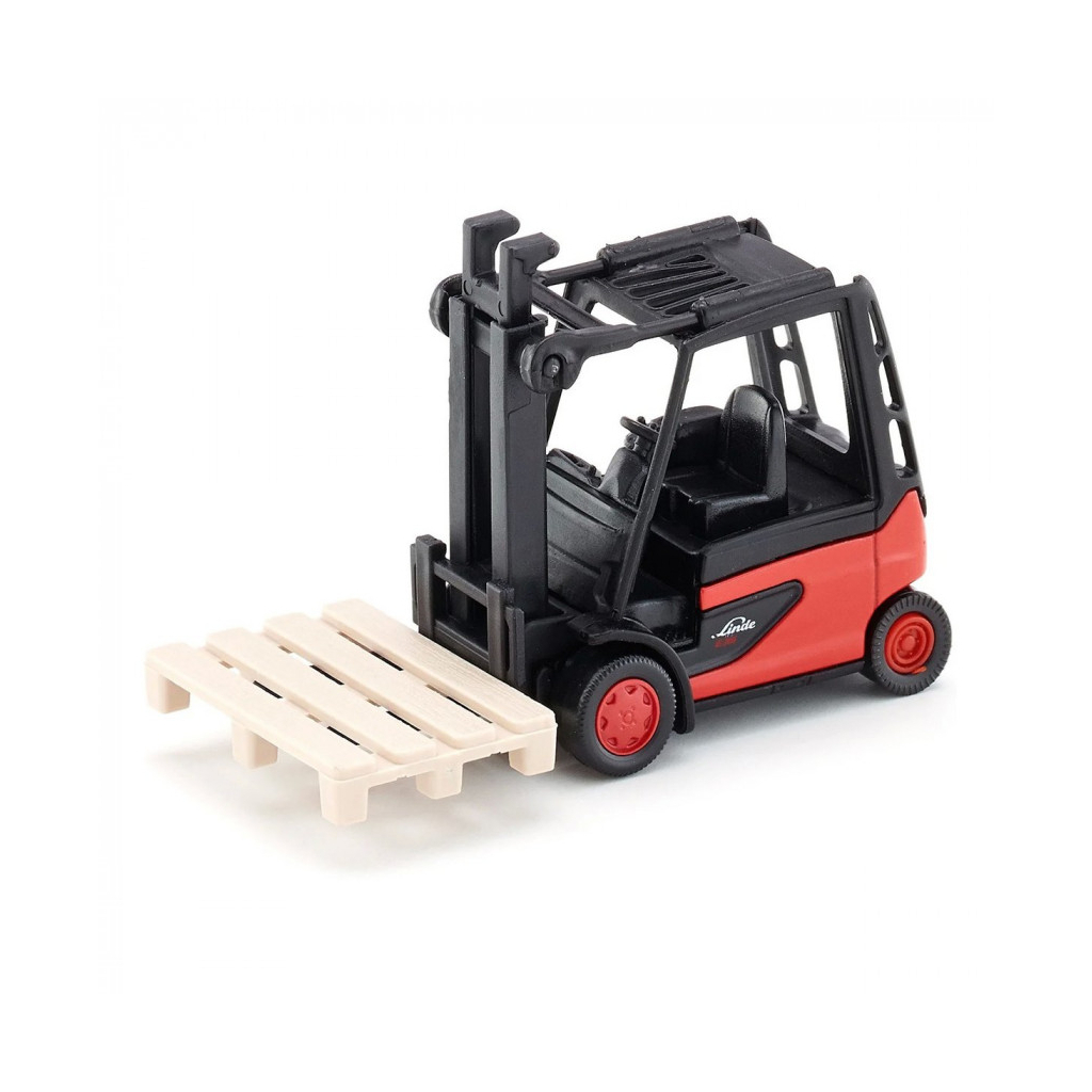 Спецтехніка Siku Автонавантажувач вилковий з палетою (6460846) - зображення 3