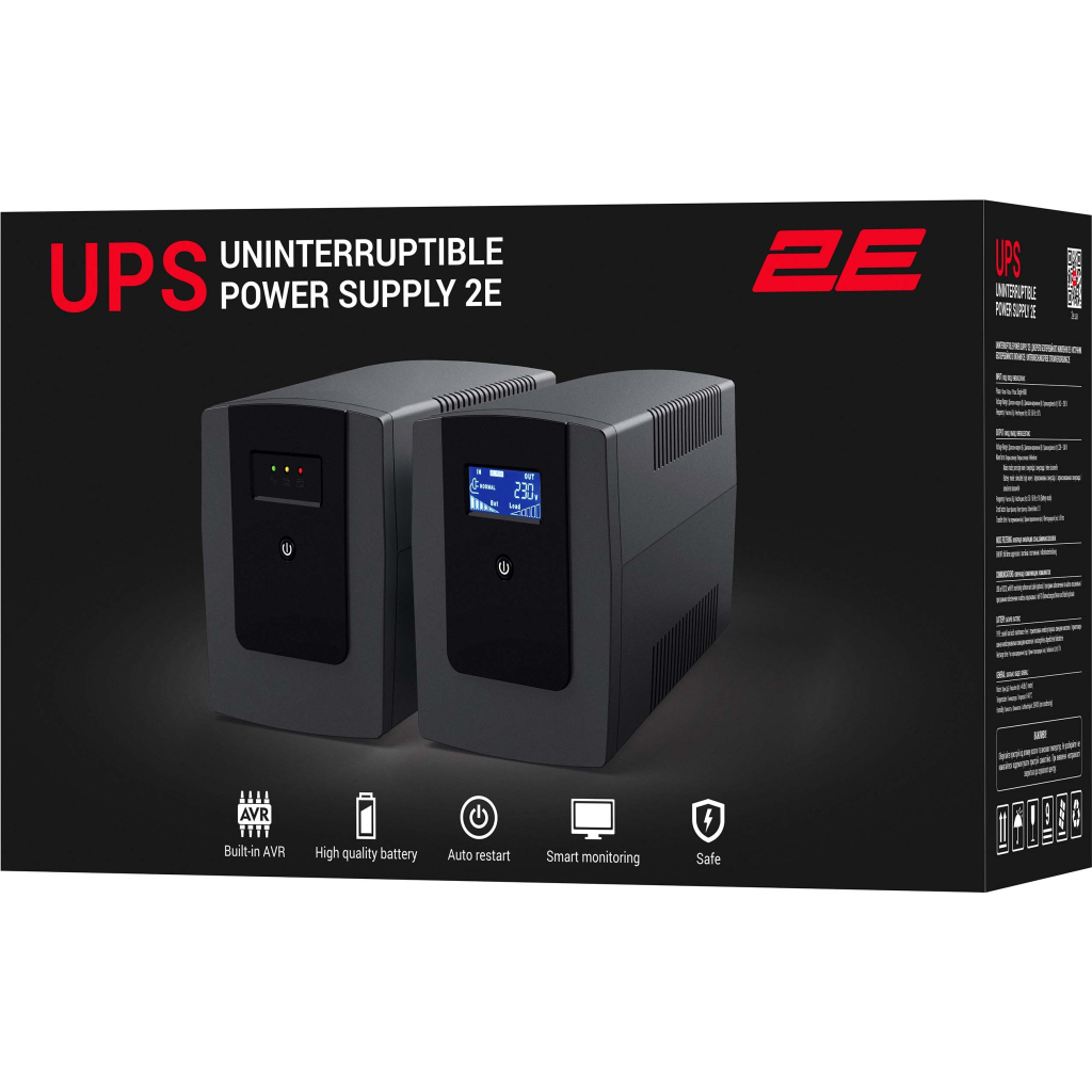 Пристрій безперебійного живлення 2E ED1200, 7200W (2E-ED1200) - зображення 4