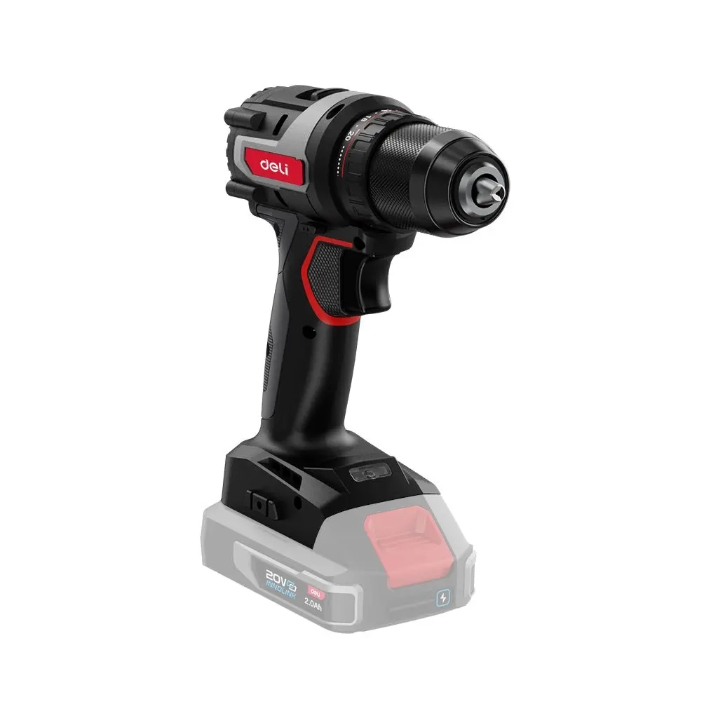 Шуруповерт Deli 20V, 50Nm, 10 мм (без АКБ та ЗП) (EDE-DZ20-1) - зображення 5