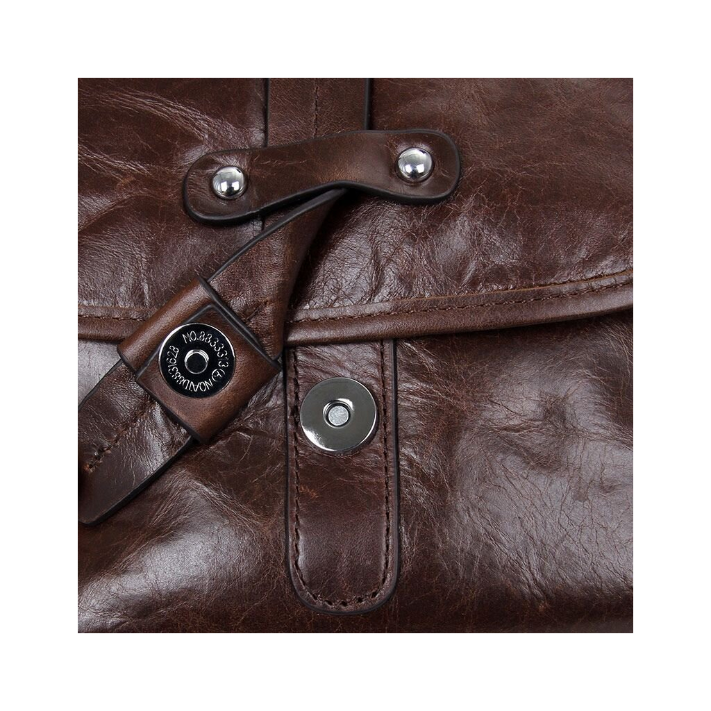 Сумка Vintage Коричнева (14091) - зображення 10