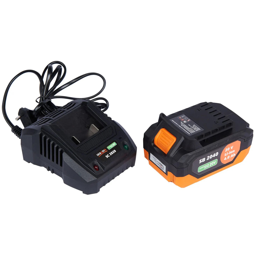 Ланцюгова пила SEQUOIA 20, безщіт. двиг, шина 30 см, АКБ 4 Ач та ЗП, 3.2 кг (SBC2012BS-EV) - зображення 10