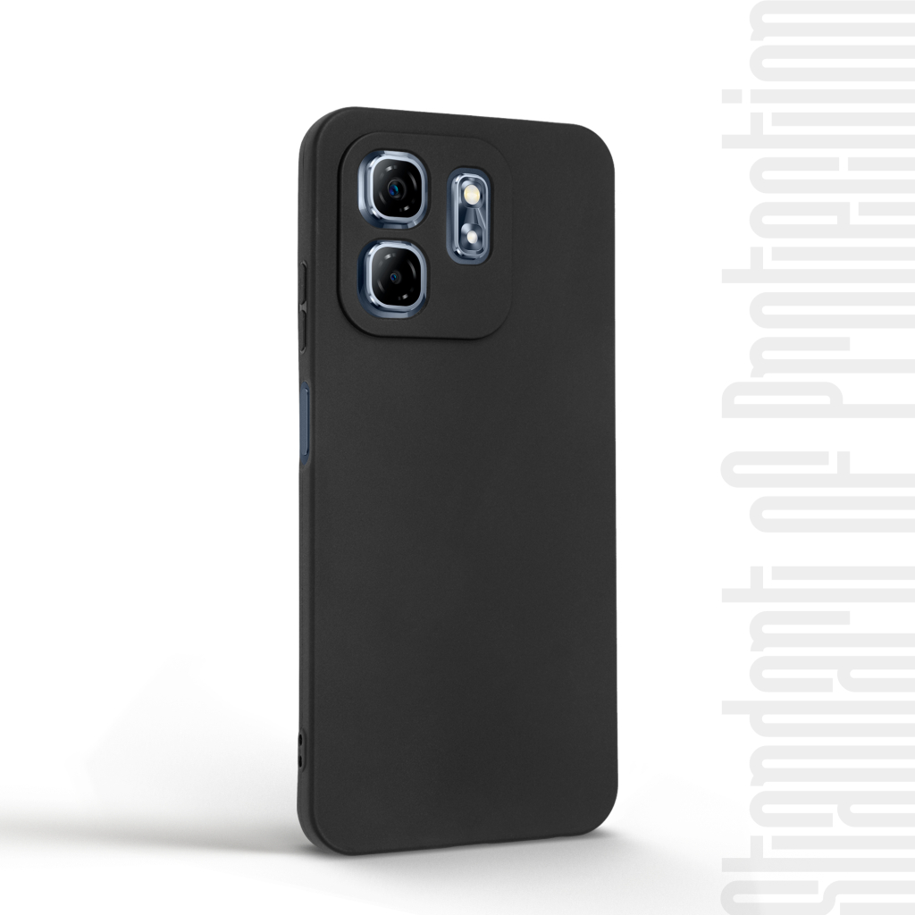 Чохол до мобільного телефона Armorstandart Matte Slim Fit Infinix Hot 50i / Smart 9 Camera cover Black (ARM80961) - зображення 2