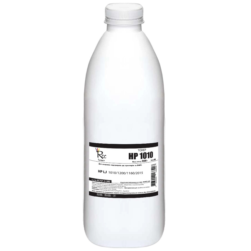 Тонер HP LJ1010/1200/1160/2015, 300г Black RC (RC701-2-300) - зображення 1