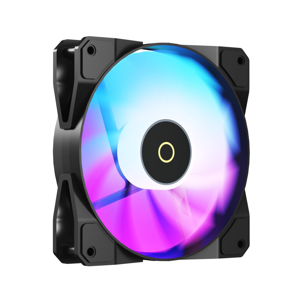 Кулер до корпусу OCYPUS BETA F12 BK ARGB REVERSE BLADE (BETA-F12-BK1AM01X-GL) - зображення 1