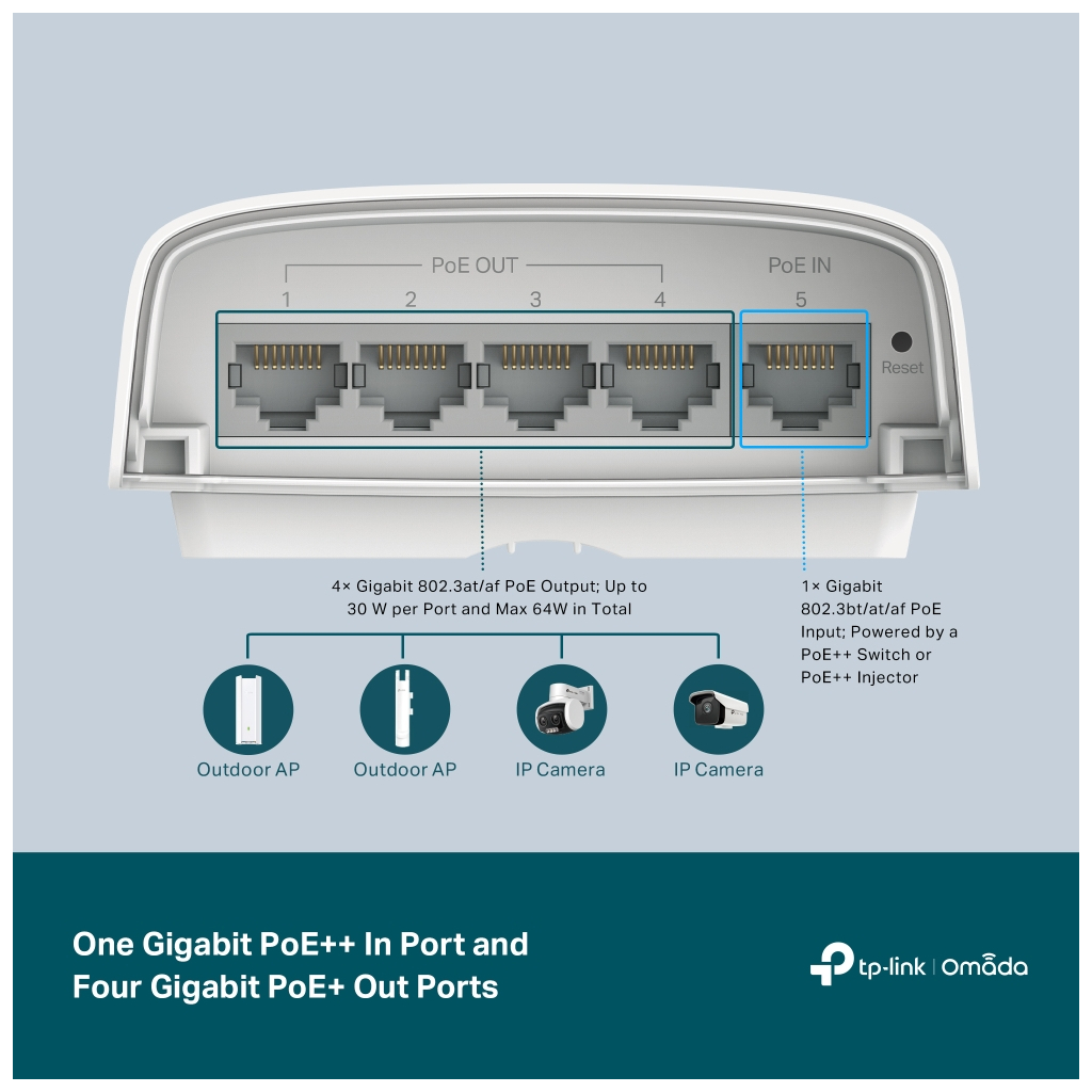 Комутатор мережевий TP-Link SG2005P-PD - picture 7