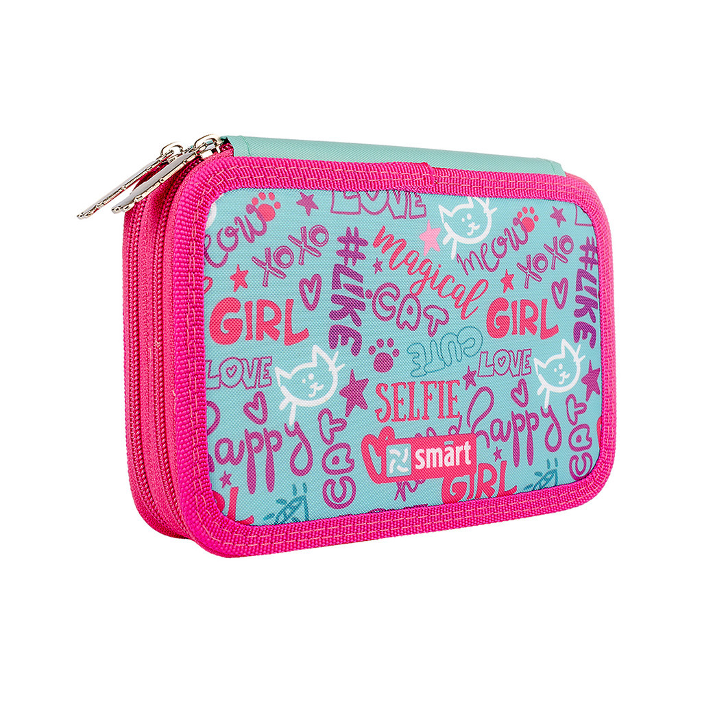 Пенал Smart Cute Cat твердий подвійний (532791) - зображення 3