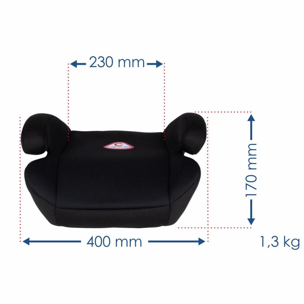 Автокрісло-бустер Capsula JR4 Black (774010.) - зображення 7