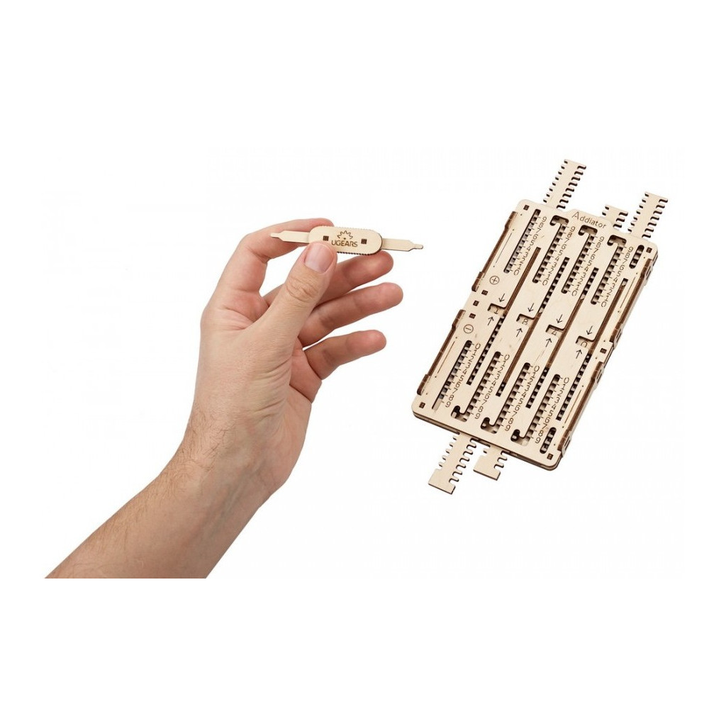 Конструктор Ugears STEM-модель 2-в-1 Арифметичний набір (6337283) - зображення 8